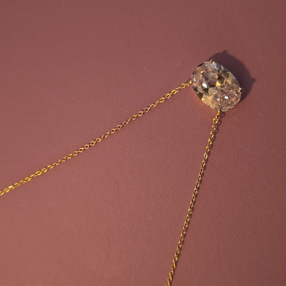 Melinda Maria Hello Gorgeous Pendant Necklace NEW Gold - FIRM ✨️ - Picture 3 of 3